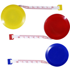 2F Measuring Tape 1.5m Extendable Portable Small Reel Tape, Soft Fabric Tape, Three-Dimensional Tailoring Metric Inch, Market Inch