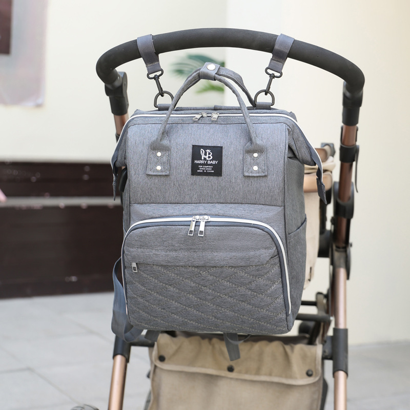 2024 nuevo bolso de la momia de hombro multifuncional moda materna e infantil bolsa de gran capacidad impermeable botella de aislamiento bolsa de maternidad