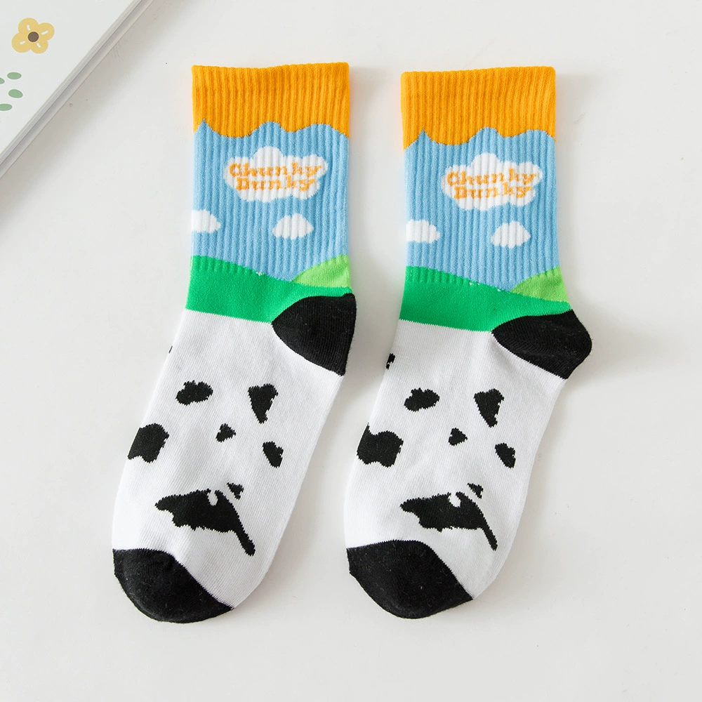 Cute summer thin knee socks, mid-length, wholesale