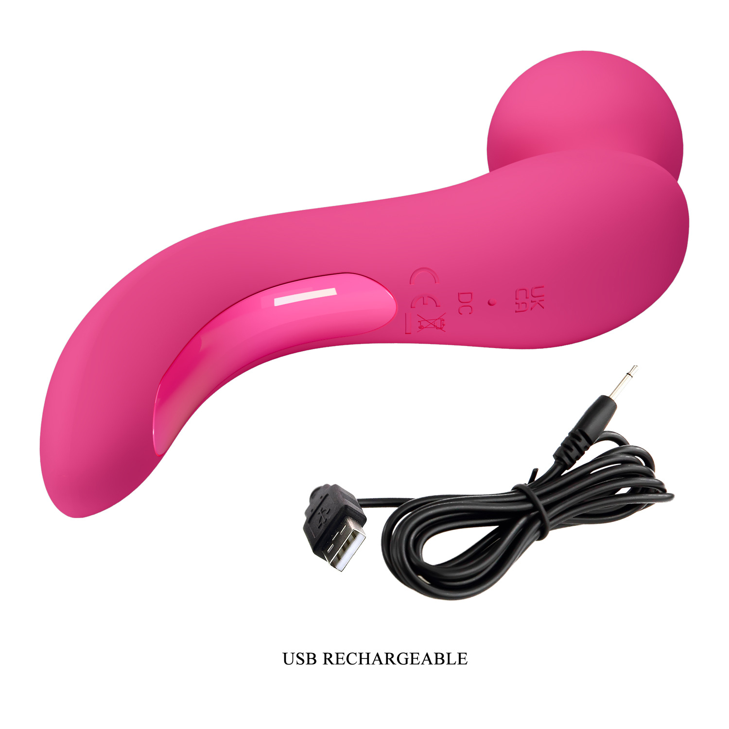 Baile Patila 10 Vibrações, Bastão de Masturbação Feminina em Silicone com Carregamento USB, Produto Adulto 55019_voghion.com