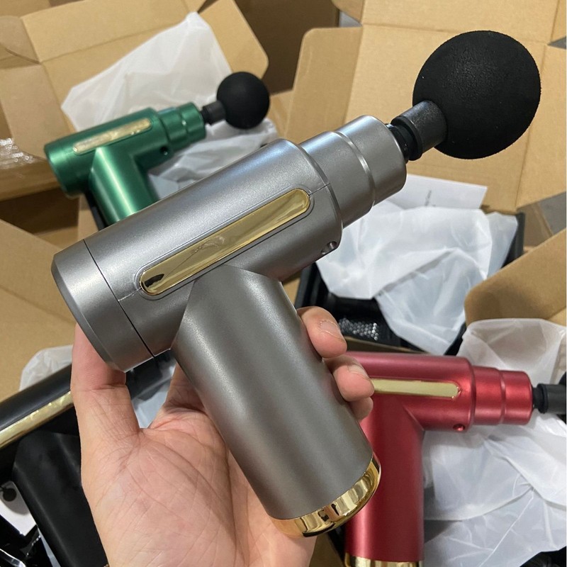 迷你筋膜枪多功能肌肉放松全身小型按摩器静音电动肩颈按摩改装头|undefined