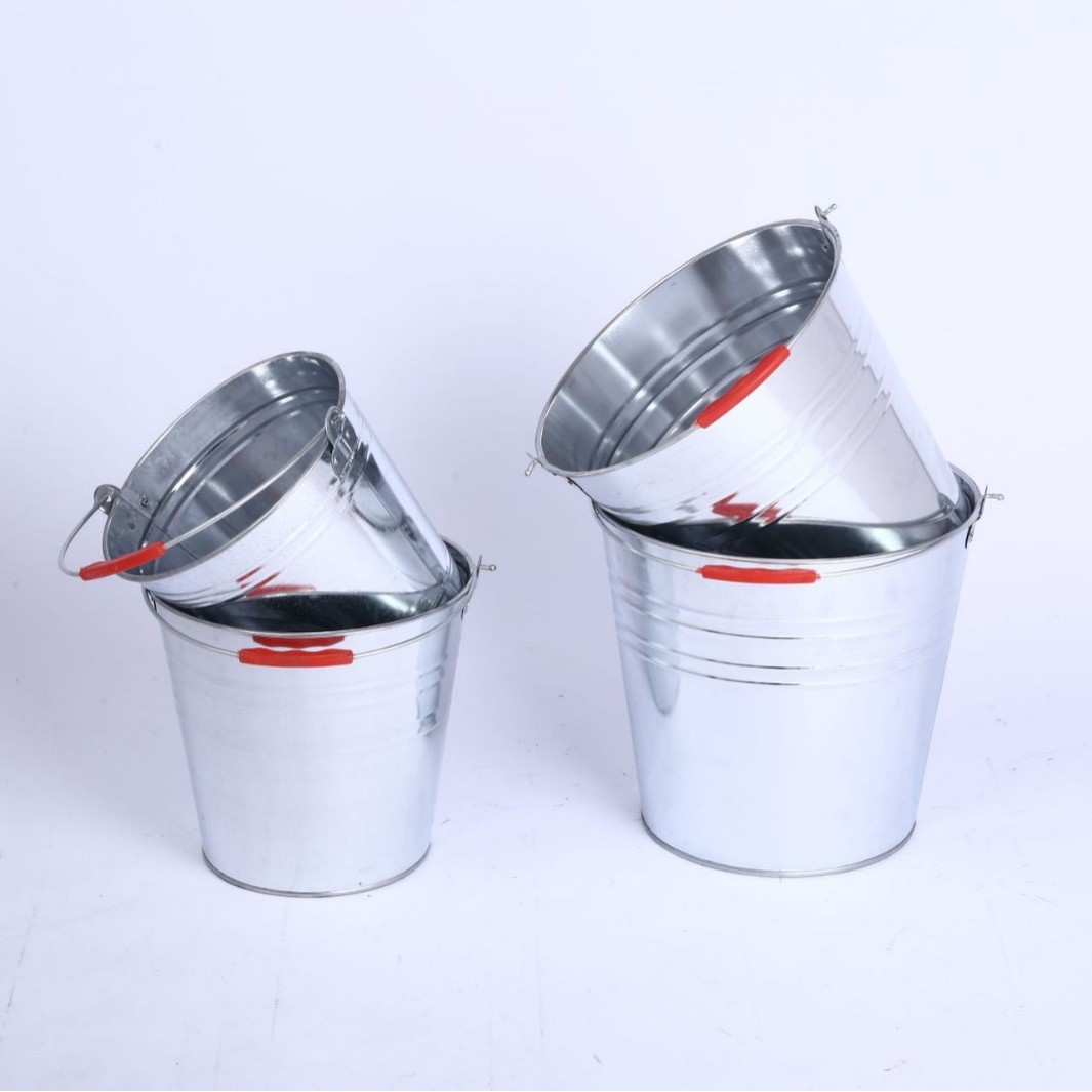 10升外贸铁皮桶园林桶镀锌桶铁皮水桶现货批发