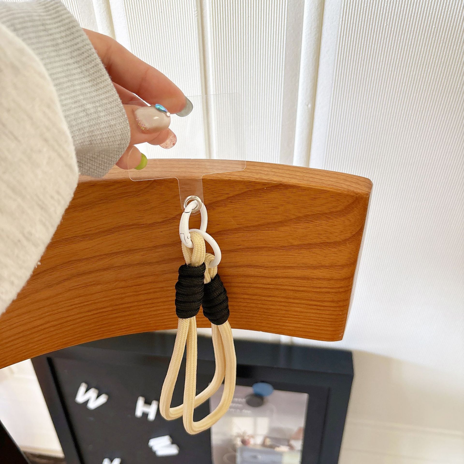 더블링 [팔찌-카키블랙] + 투명사각개스킷