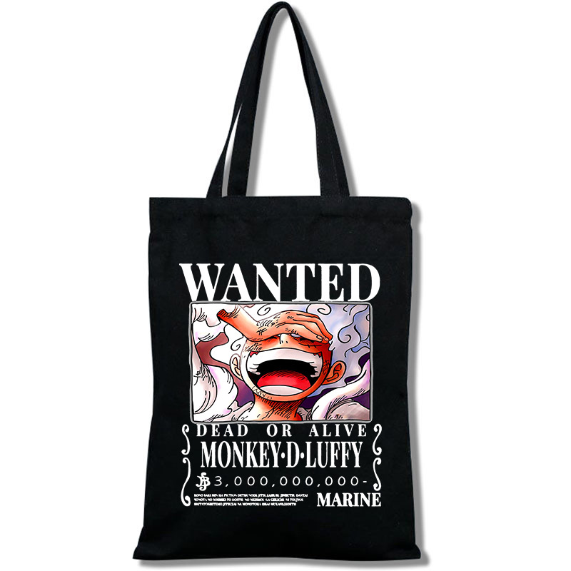 One Piece Luffy 5th gear Nika form printed canvas bag shoulder bag…
