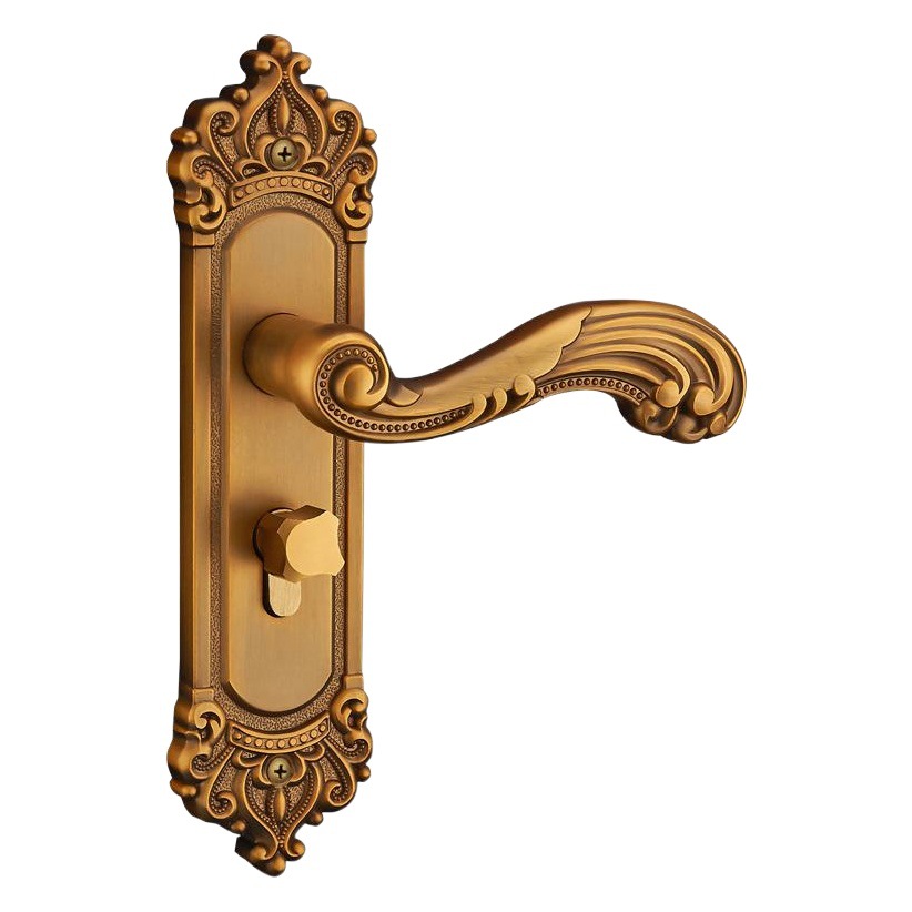 Estilo europeo Huanggu dormitorio teniendo cerradura manija interior cerradura de la puerta de madera manija mecánica cerradura de la puerta al por mayor cerradura de la puerta del hogar