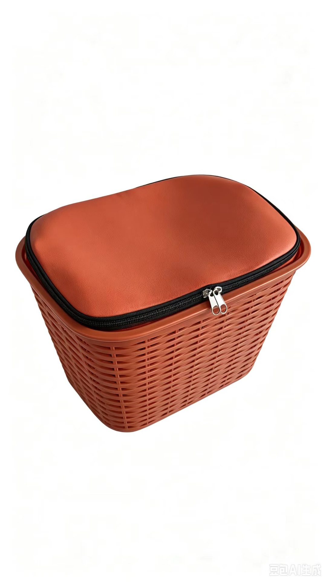 Waterproof inner bag for electric bike rear basket, hanging basket storage, enlarged backpack, bike basket with backrest, vegetable basket