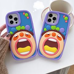 Cartoon Funny Big Mouth Boy iPhone 15 Pro Max Apple 12 Compatible 13/14 Phone Case Shockproof