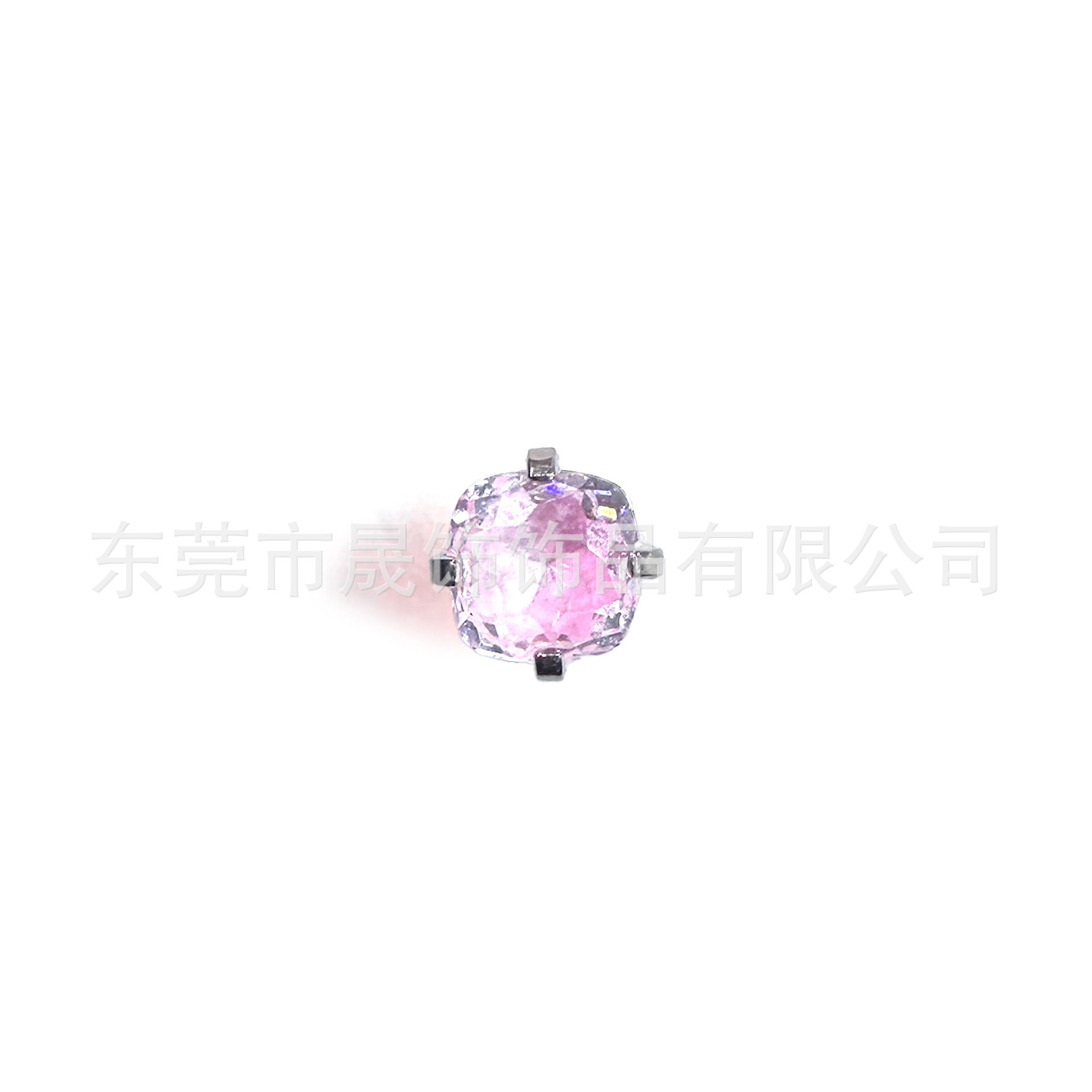 4mm肥方 Zirconia Ear Stud F136 Titanium Alloy 方型5A Cubic Zirconia Helix Cartilage Stud G23 Titanium Internal Thread Piercing Jewelry - 4mm(5/32")