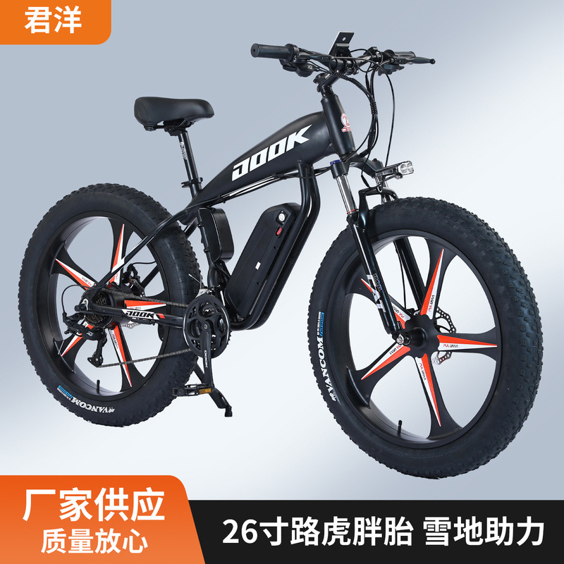 26inch Integrated Wheel Disc Brake Variable Speed Lithium Battery Snow Beach Bike Snow Electric Assist Bicycle 26inch Integrated Wheel Disc Brake Variable Speed Lithium Battery Snow Beach Bike Snow Electric Assist Bicycle