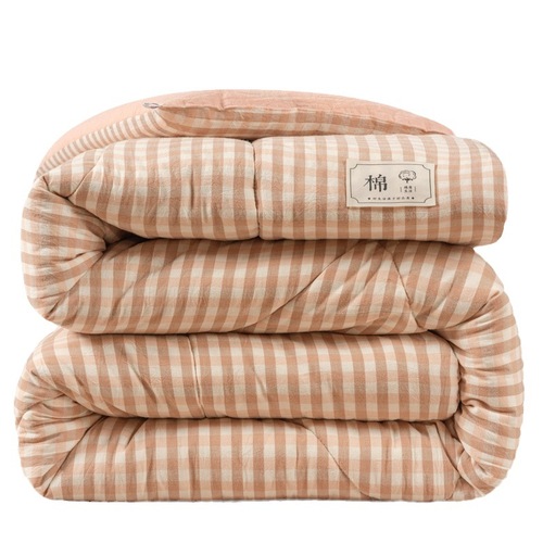 Cotton Quilt 100% Pure Cotton Long Staple Cotton Spring and Autumn Quilt Cotton Blanket Student Dormitory Full Cotton Quilt Core Quilt