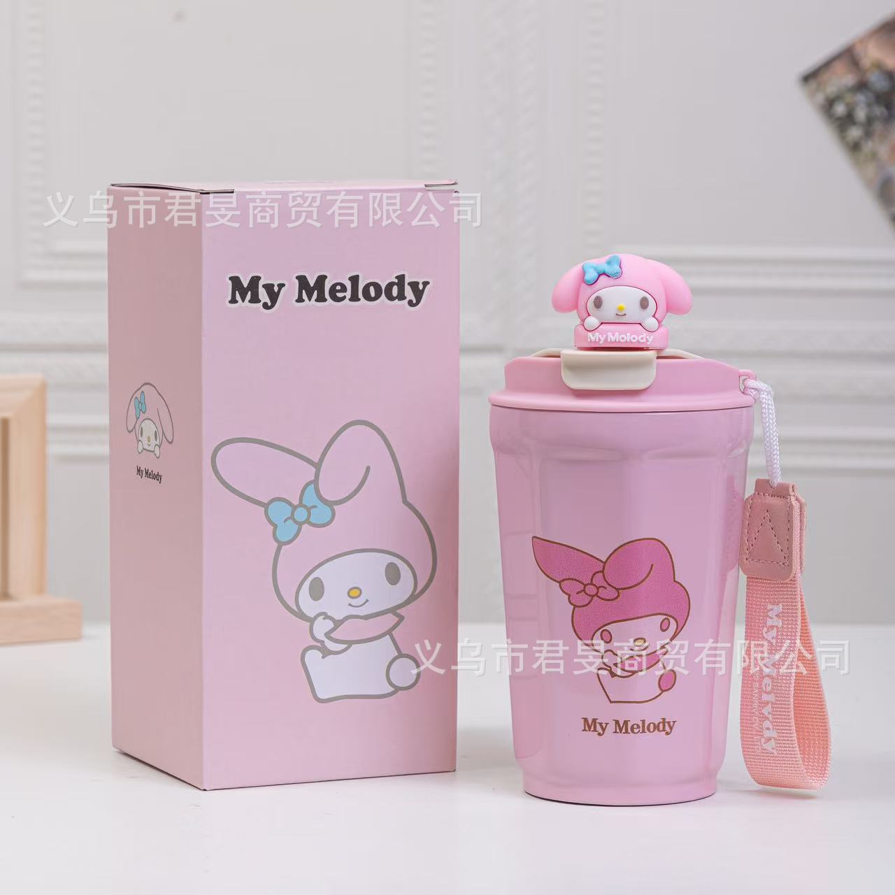 Taza Termo transfronteriza de acero inoxidable 304 para niñas pequeñas y niños, taza Sanrio, taza de café, taza de agua para estudiantes, taza para beber