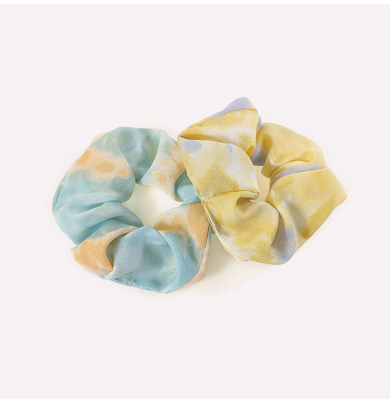 Tie-dye Tela Simple Pliegues Scrunchies Para El Cabello Al Por Mayor Nihaojewelry display picture 1