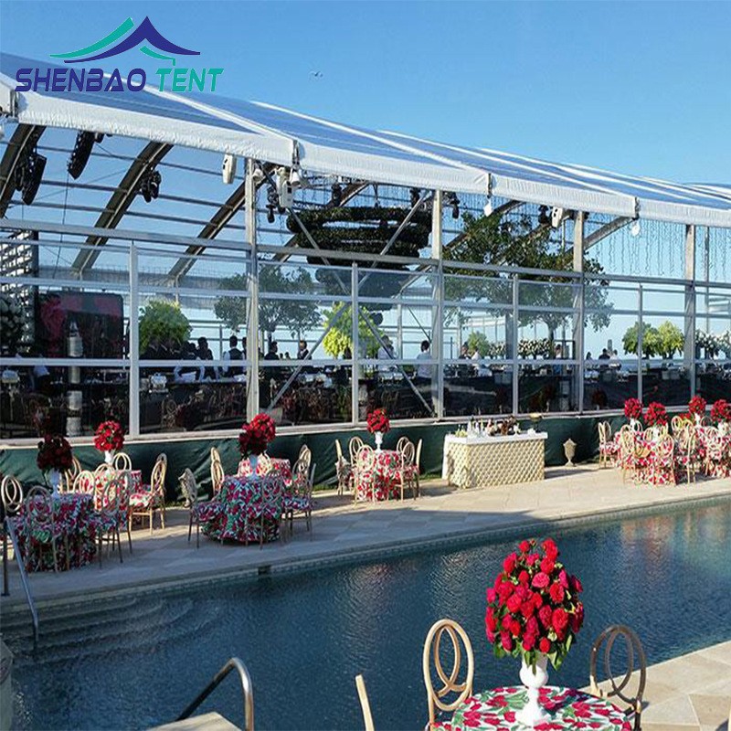 欧式帐篷PVC透光铝合金材质 全透明活动婚宴帐篷 wedding tent