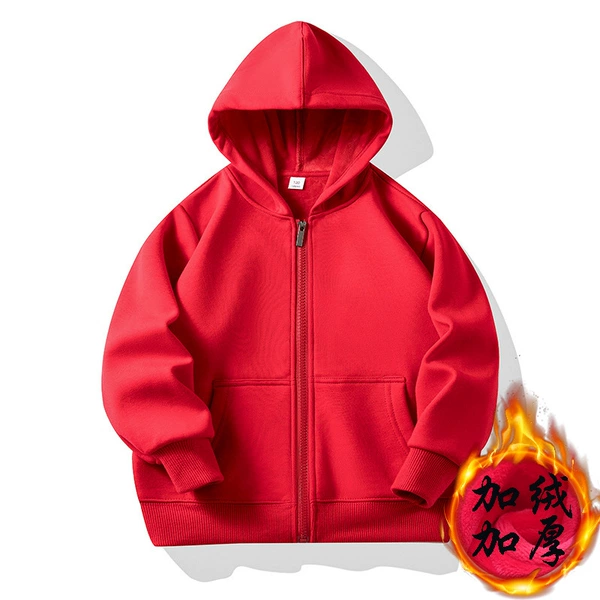Red, fleece