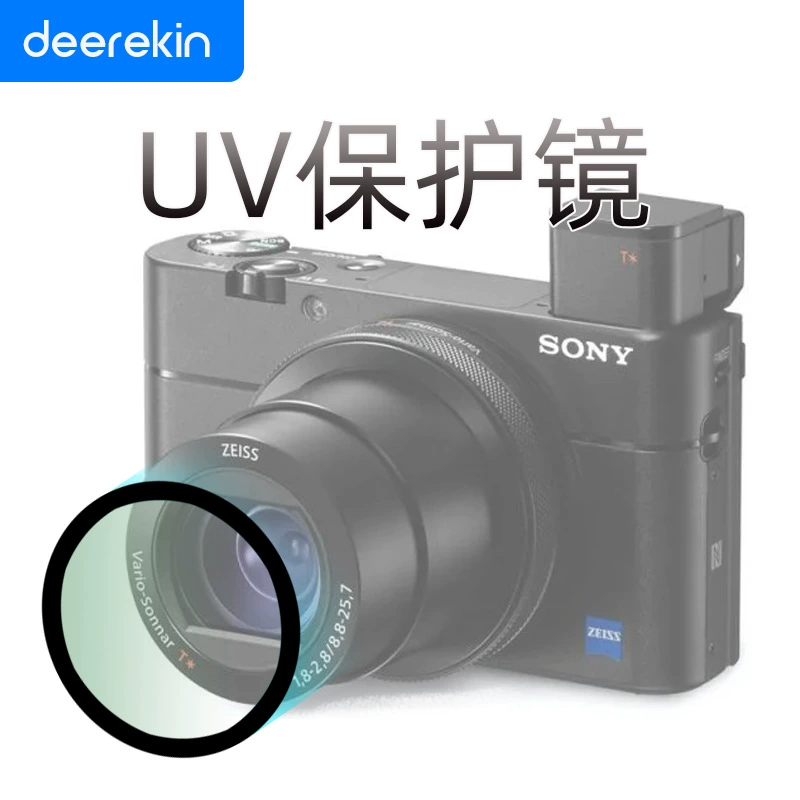 HD УФ-зеркало для RX100 M6 УФ-зеркало Sony черная карта M6 M7 M5 M4 ZV-1 zv1 защитное зеркало