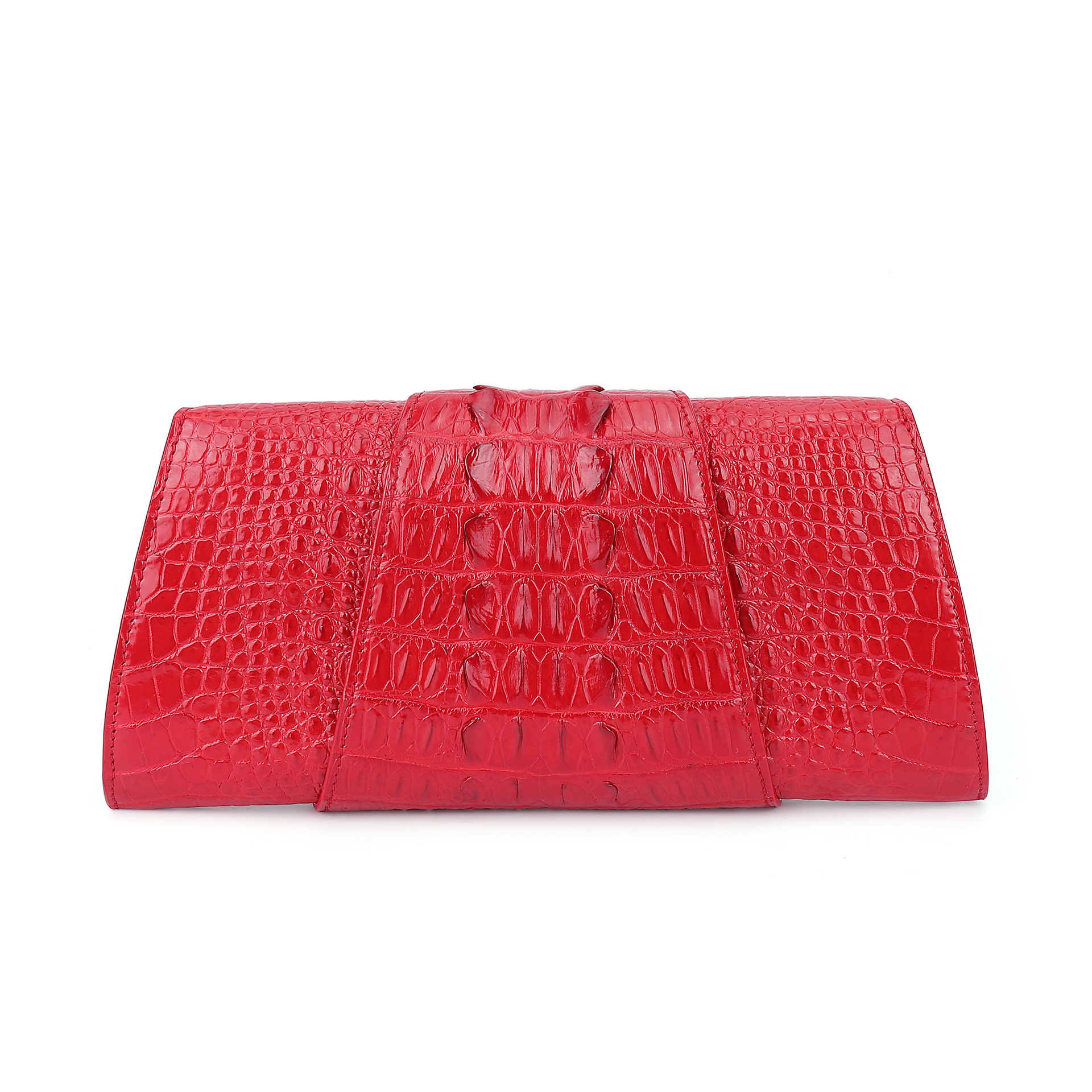 New Women's Evening Bag, Small Crossbody Party Clutch, Crocodile Embossed Chain Square Bag - Thumbnail 3