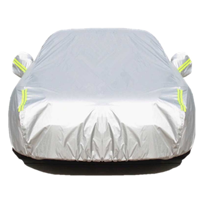 Cubierta del coche engrosada impermeable protección solar a prueba de polvo a prueba de nieve cuatro estaciones universal 210d Oxford tela cubierta del coche