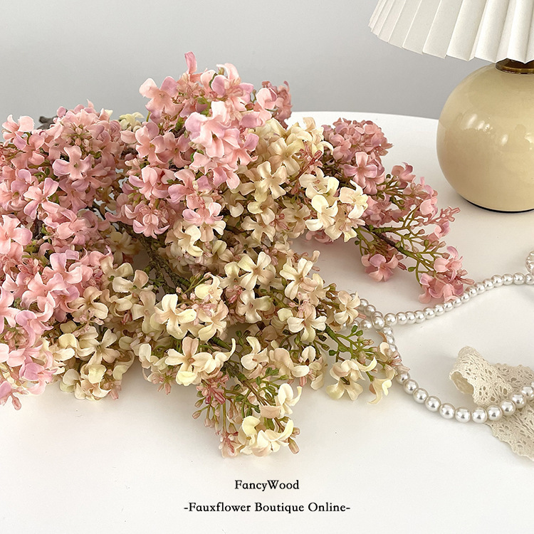 Simulation Wild Lilac Retro Color Niche Flower Material Simulation Flower Hand-held diy Shooting Props Floral Design