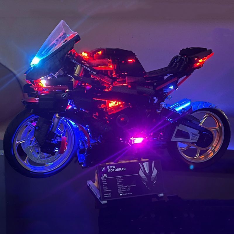 兼容乐高赛博宝马M1000R机械组摩托车成人高难度积木拼装玩具男孩|undefined
