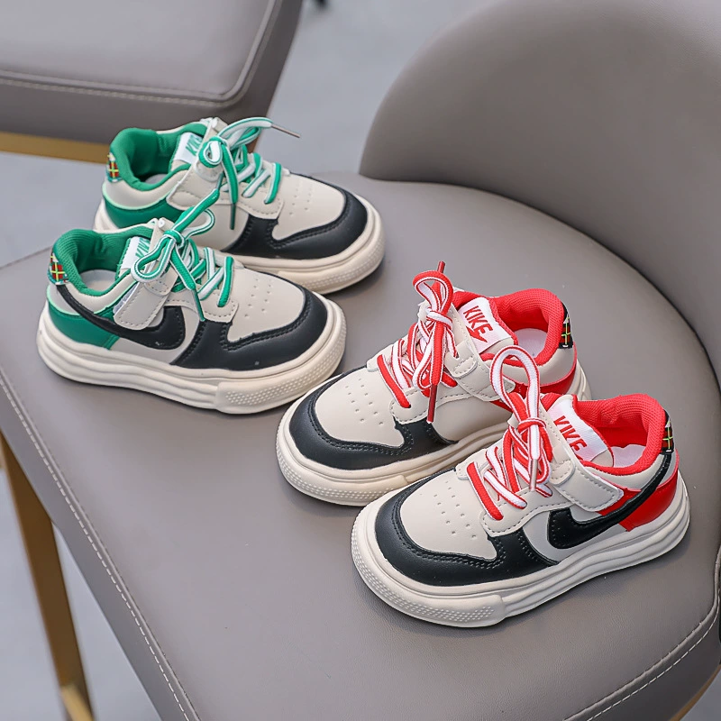 Детские кроссовки и спортивная обувь для девочек и мальчиков, осень 2025, в корейском стиле, с мягкой подошвой, повседневные, для школьников