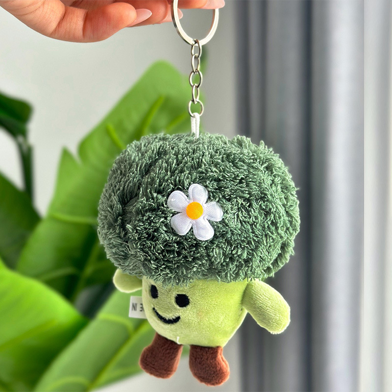 Creativo desempaquetar bolsos colgantes de peluche llaveras muñecas verduras muñecas adornos extraños muñecas serie colgantes