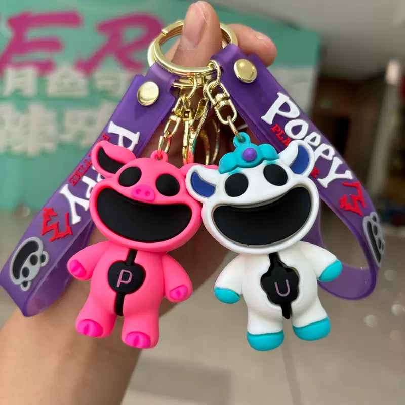 Кросс-граница Smiling Critters Bobby мультяшный брелок для ключей horror smile doll подвеска автомобильный ключ цепь