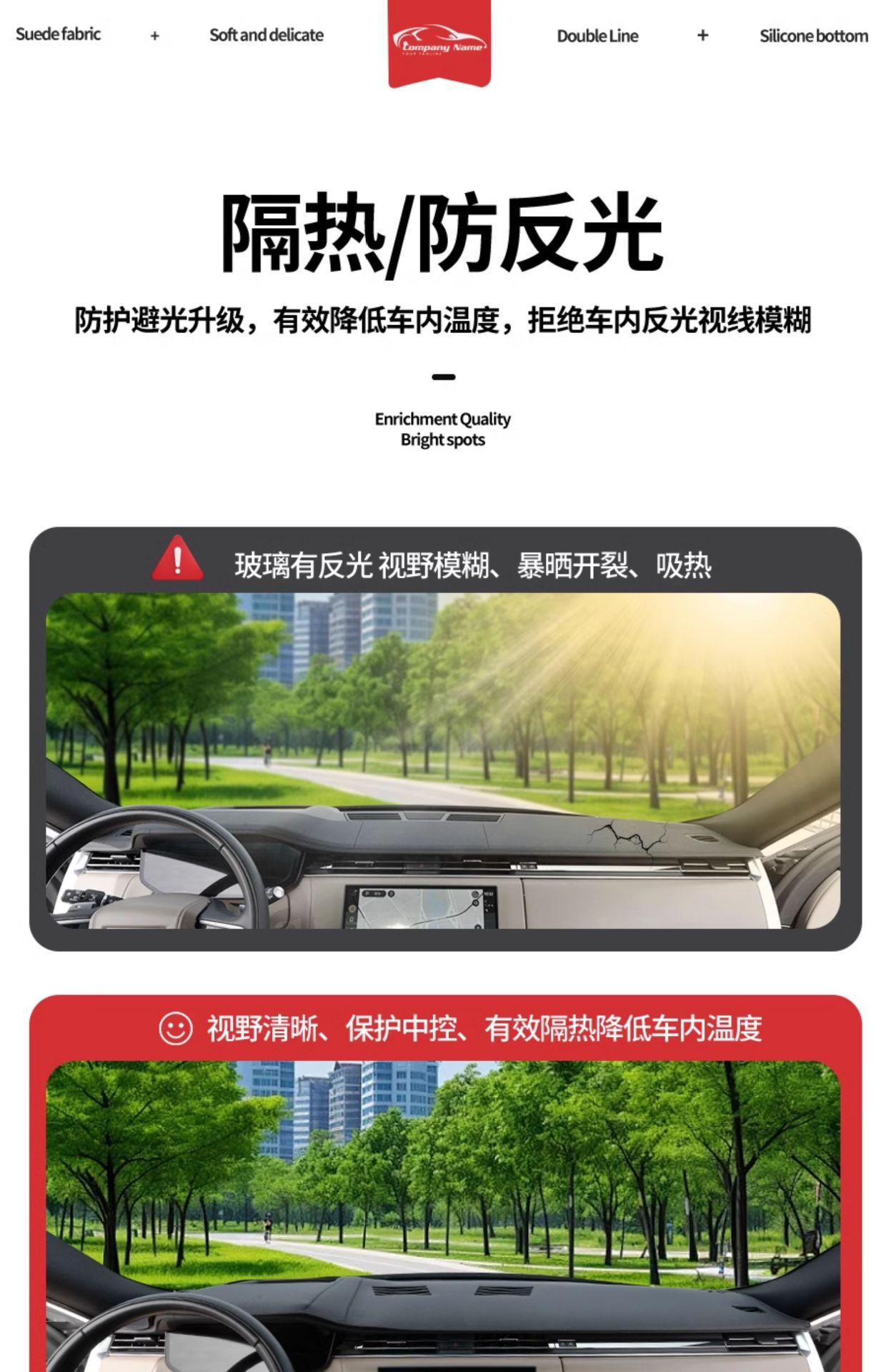 Suitable for Honda 11Th Generation Accord 10Th Generation Sun Protection Mat Central Control Instrument Panel Sunshade Mat Supplies 8Th and 9Th Generations