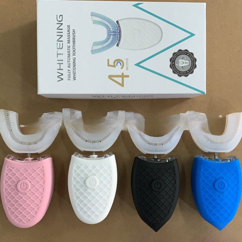 Factory Direct Sales, Cross-Border Exclusive Wholesale, 45-Degree Electric Toothbrush with Soft Bristles, U-Shaped 45-Degree