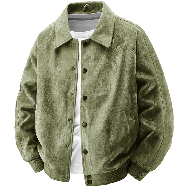 Spring 2025 new photo style suede outdoor stretchy collared jacket, high elasticity, unisex
