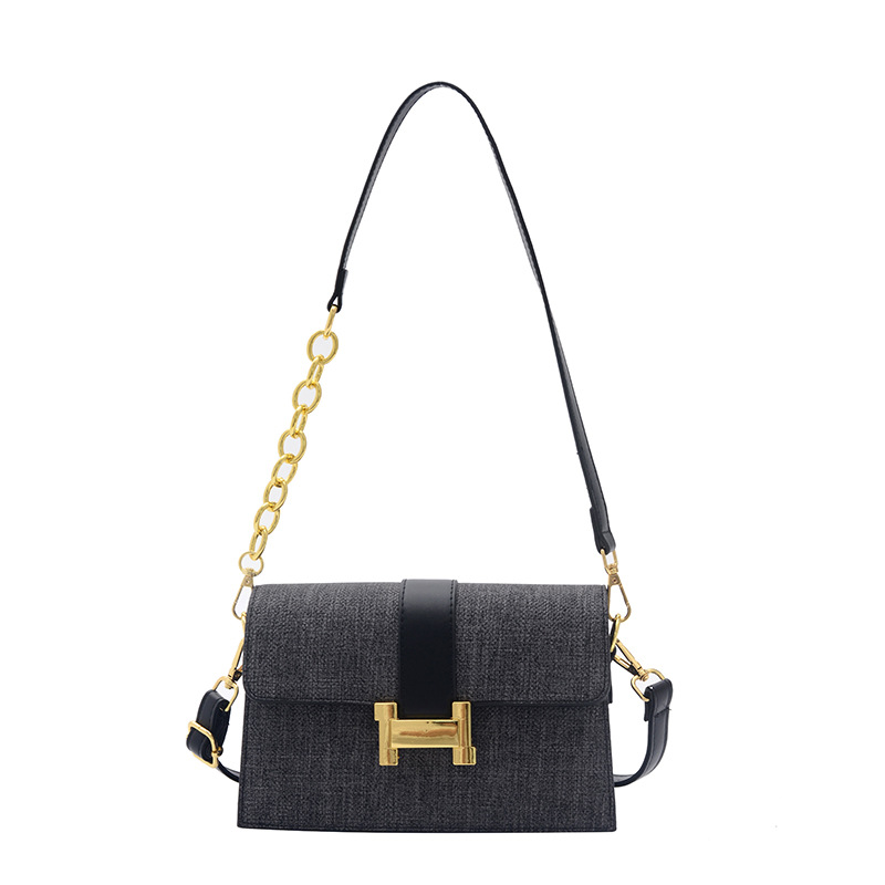 Transfronterizos nuevos bolsos de moda retro al por mayor, mujeres de textura superior, cadenas de calle, bolsos de hombro