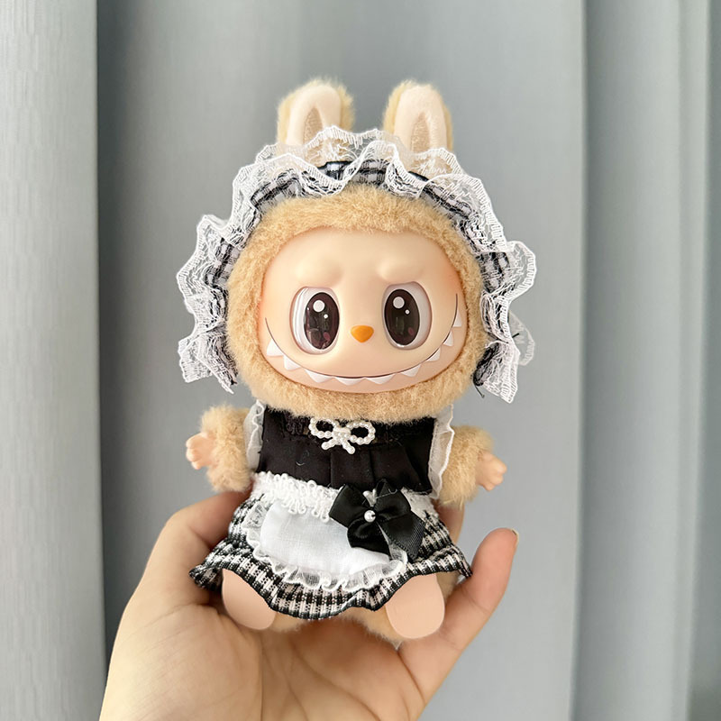 服のみ】第二世代ブラインドボックス ラブブ服 エポキシ樹脂製顔飾り ラブブ シットシットパーティーシリーズ ベビー服 可愛い|undefined
