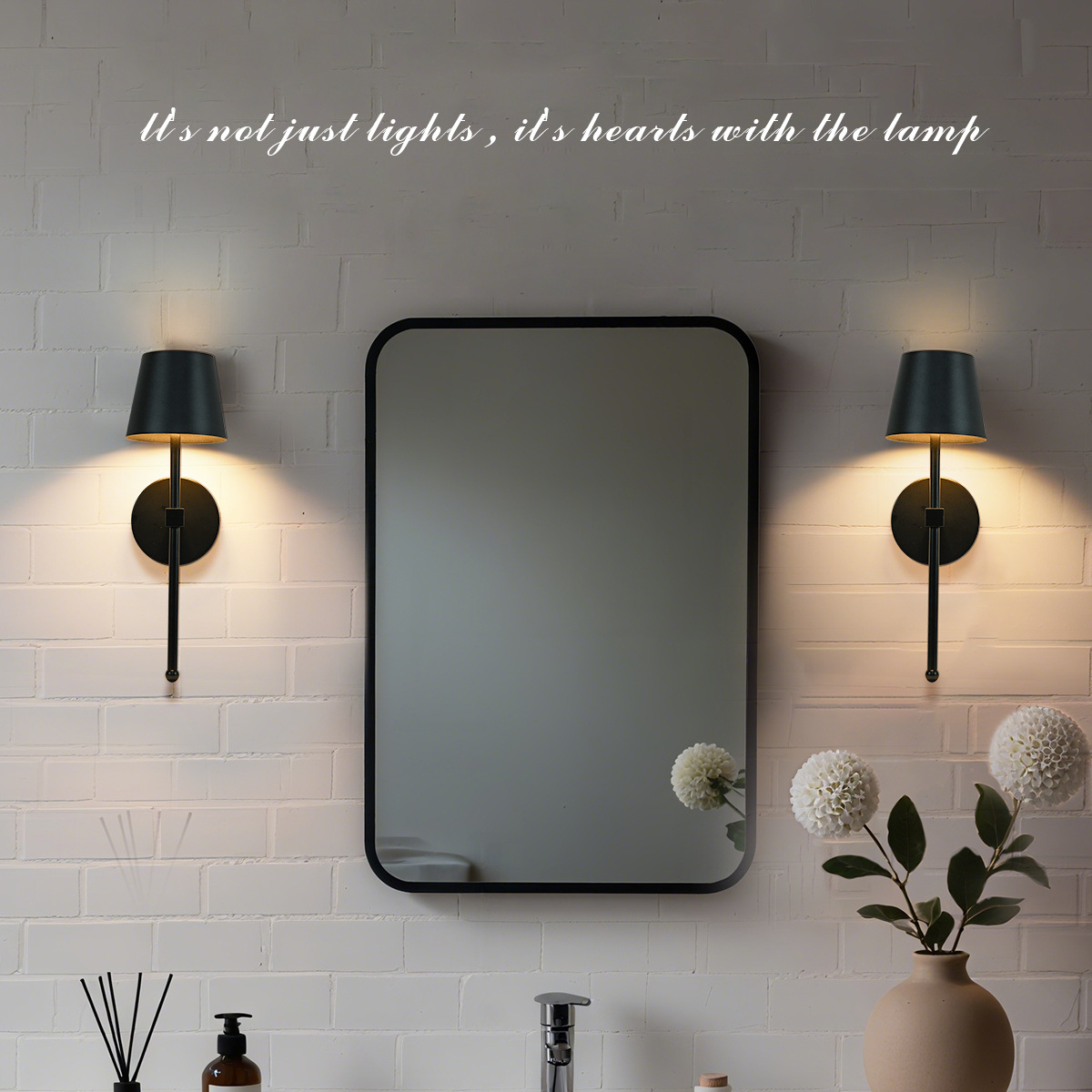 Lámpara de noche de dormitorio sin cableado americano transfronterizo, decoración de sala de estar, luz de pared regulable recargable inalámbrica dorada con control remoto