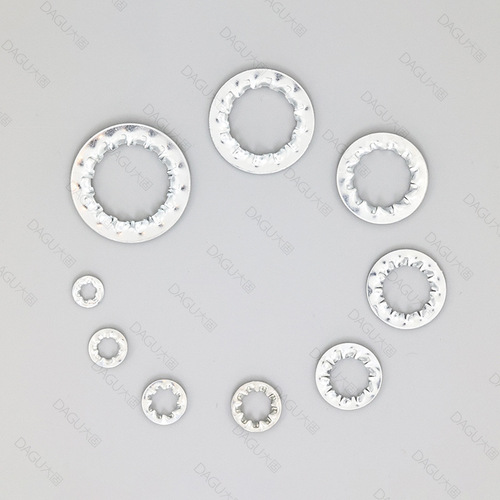 Multi-tooth inner and outer multi-tooth gasket lighting inner serrated outer serrated gasket lock washer inner serrated manufacturer wholesale
