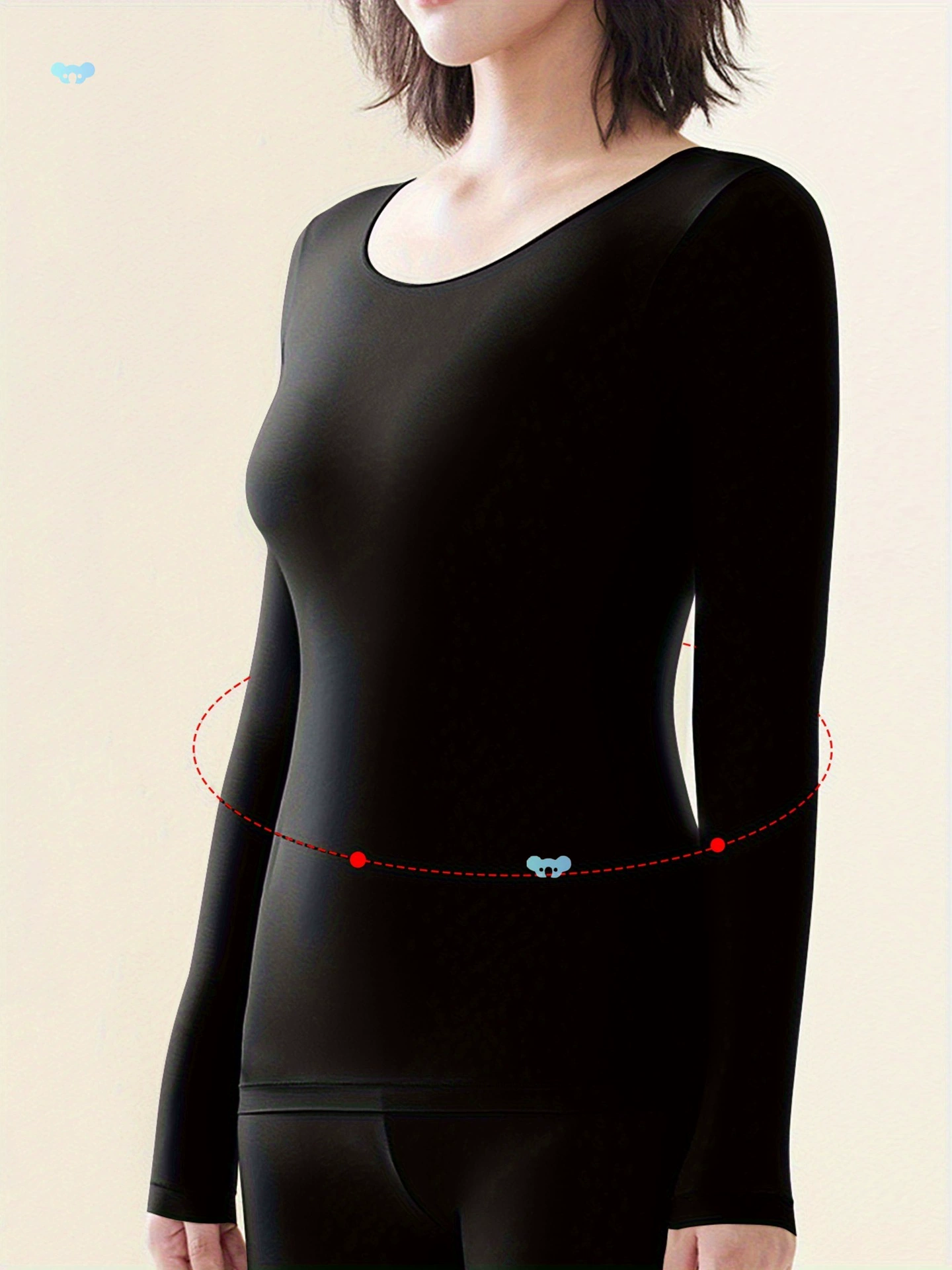 Комплект термобелья Soft and Cozy Seams с длинными рукавами через границу