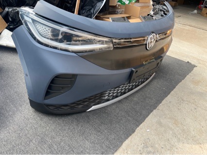 Id4Crozz Front Bumper Assembly with Radar, Lane-Keeping Assist System, and Headlight Set