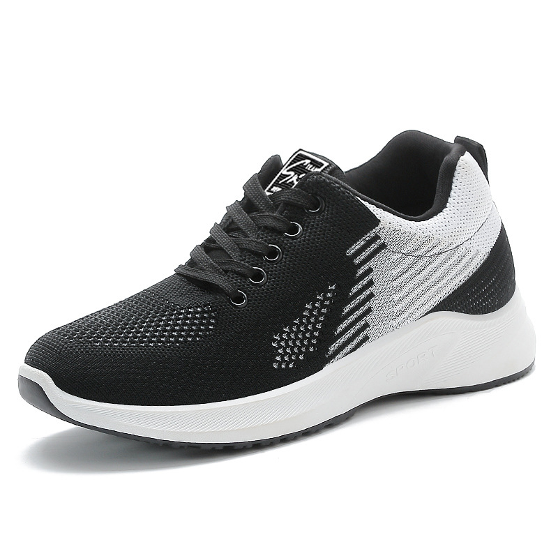 Zapatos de mujer 2024 verano nuevo estilo calzado deportivo casual simple y moderno suela suave ligero transpirable con cordones calzado deportivo al por mayor