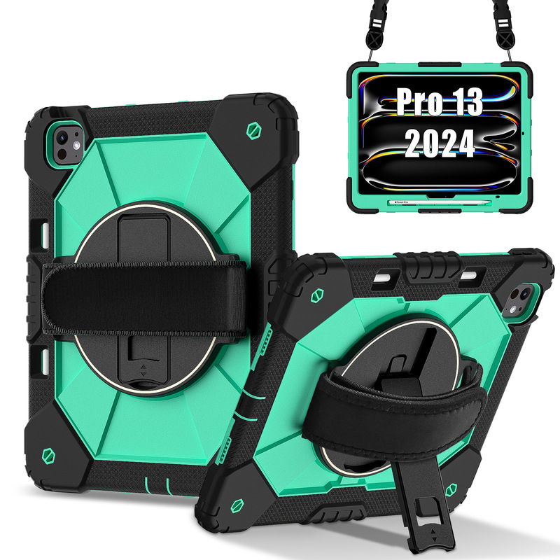 Tablet Case for iPad Pro13 M4 (2024) with Suction Pen Slot Tablet Case Hard Shell Compression Resistance