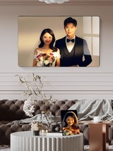 ❅水晶摆台相框定 制大韩烤瓷摆件婚纱照片制作相片放大洗照片高