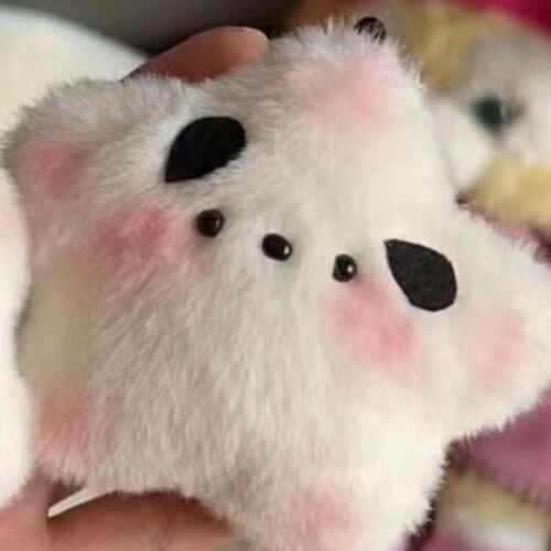 Ins style cute cartoon star cat squeaking Pacha dog doll portable keychain backpack pendant finished product