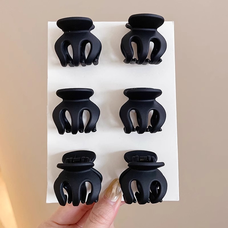 Horquilla de calabaza esmerilada de alta calidad, temperamento femenino, pinza de agarre grande, parte posterior de la cabeza, pinza de tiburón, clip de tiburón, tocado, horquilla