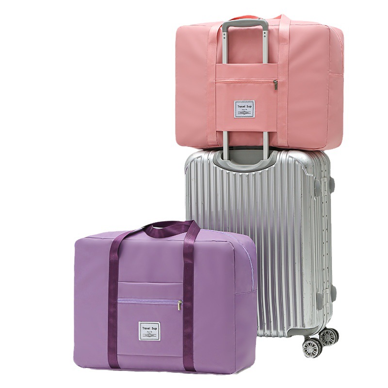 Bolsa de viaje puede cubrir el caso de la carretilla de embarque de corta distancia bolsa de viaje de gran capacidad de almacenamiento de moda de las mujeres portátil de yoga bolsa de fitness