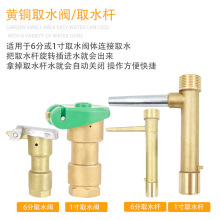 厂家供应黄铜快速取水阀6分DN201寸DN25园林绿化草坪洗车取水器