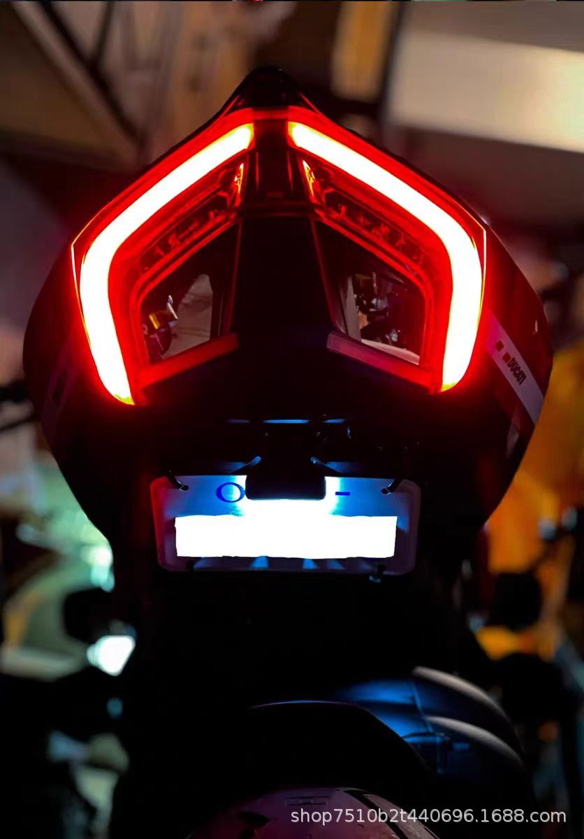 Suitable for Ducati Panigale V4/V4R/S V2 Streetfighter Rear Tail Light Cover, New Led Rear Tail Light Housing