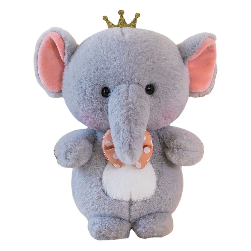 Lindo animal Panda elefante muñeca de peluche de juguete de 8 pulgadas garra máquina muñeca boda puesto regalo muñeca personalizado lote