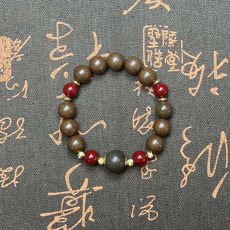 天然合香珠中药手串DIY单圈组合古法药香珠佛珠文玩男女手串圆珠|undefined