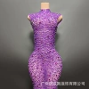 Purple diamond on purple background (short)