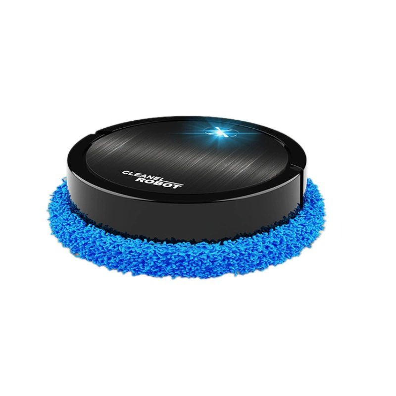Robot Mop (USB) compact automatic dry & wet dual‑use, low‑noise, 23 cm diameter