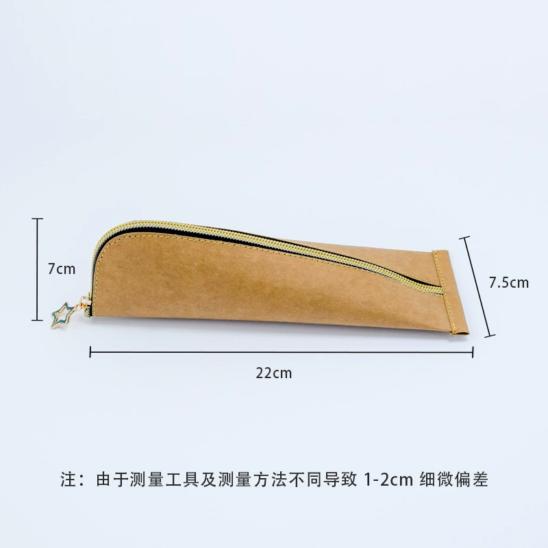 Кожаный дорожный косметичник, индивидуальная пошивка, 22×7.5×7 см, компактный пенал