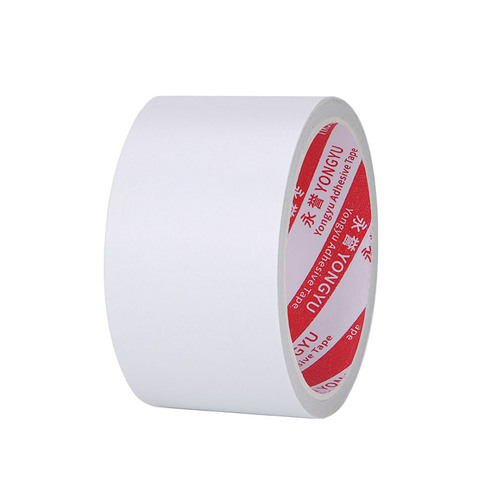 High viscosity white double-sided tape wholesale student hand-teared double-sided tape office stationery thin double-sided tape