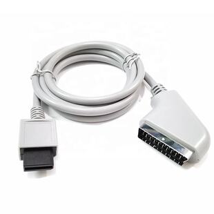 �m��WII�߰��^�� wii/wiiu scart cable�߰��^�� WII RGB��1.8M